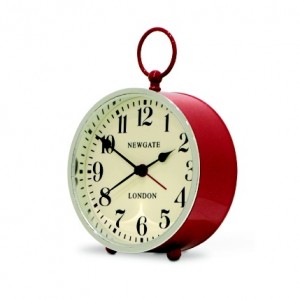 red alarm clock