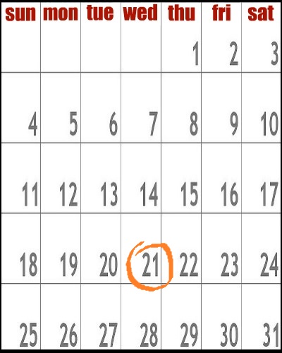28 calendar