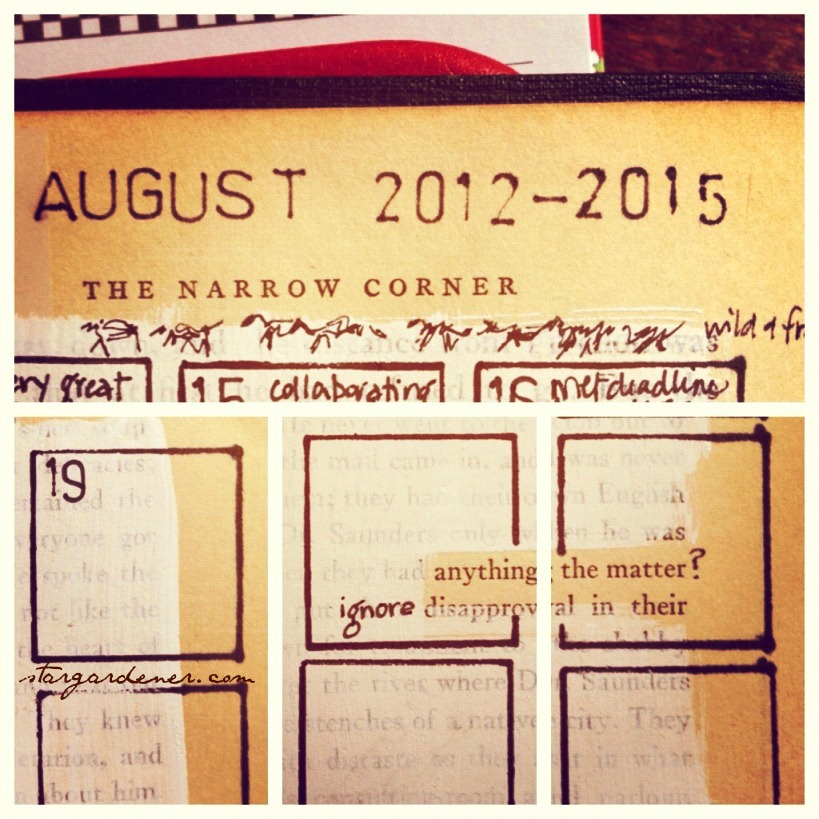 altered book planner