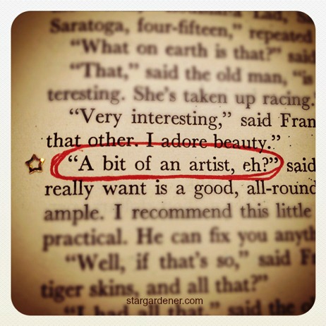 you are an artist
